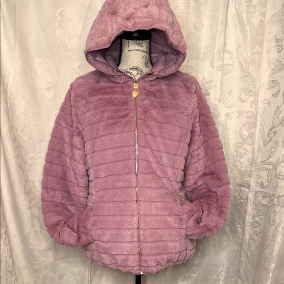 SzM Italian pink, reversible puffer jacket. - Picture 3 of 8